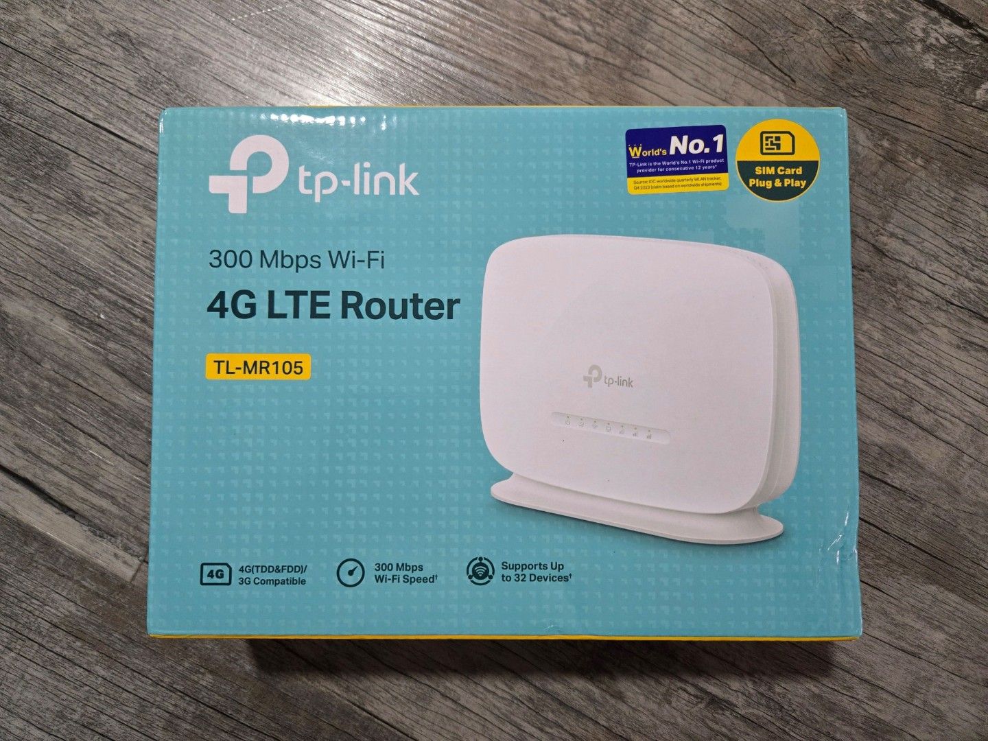 TP-Link TL-MR105 4G LTE Router 300Mbps62863110518145113