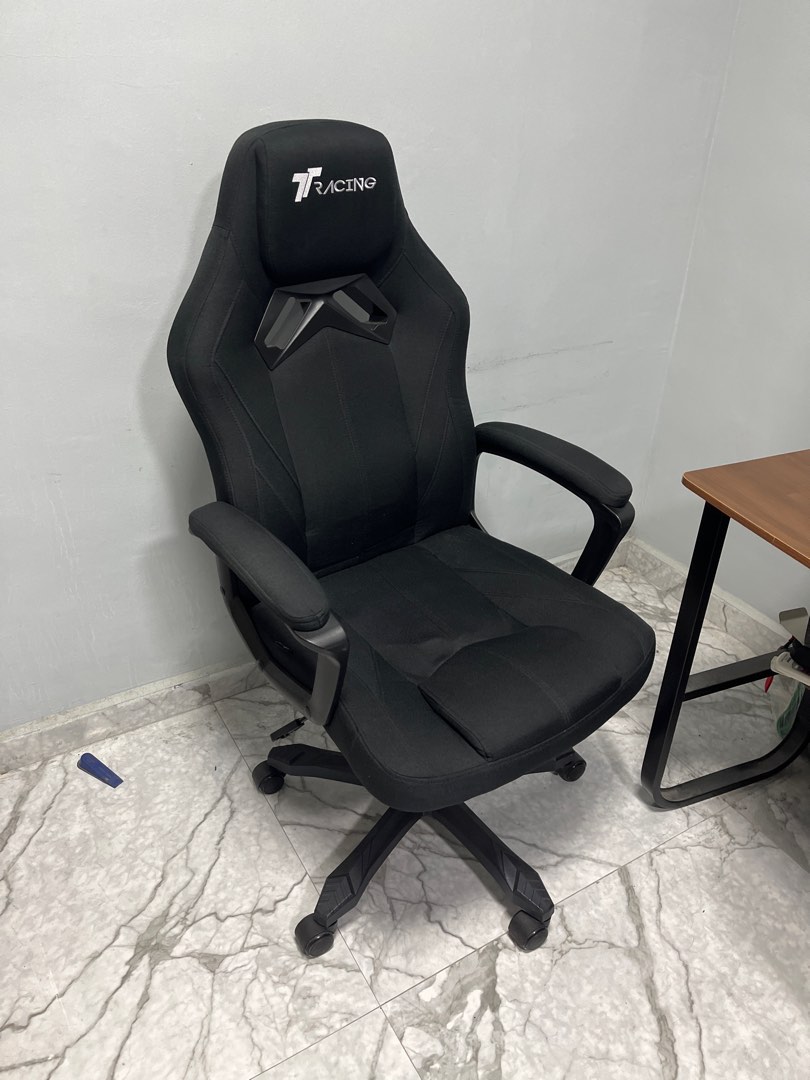 TT Racing Duo V3 Fabric Dusk (Black), Furniture & Home Living ...