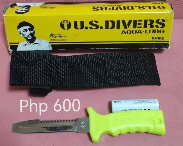 US Divers Aqua Lung Knife and Chess (Category: Water Sports) located in Los Banos. Submitted by princessbotique (Listing ID 1376282703, Image 3). Description: a) US Divers Aqua Lung Knife Stainless Blunt Tip with sheath/box Php 600 b) Magnetic Chess Japan Castle's Series with box Only Php 400 Like new As is See pix for price and details First come First Serve Please add shipping fee From Los Banos Laguna Meetups per arrangement MOP GCash first to
