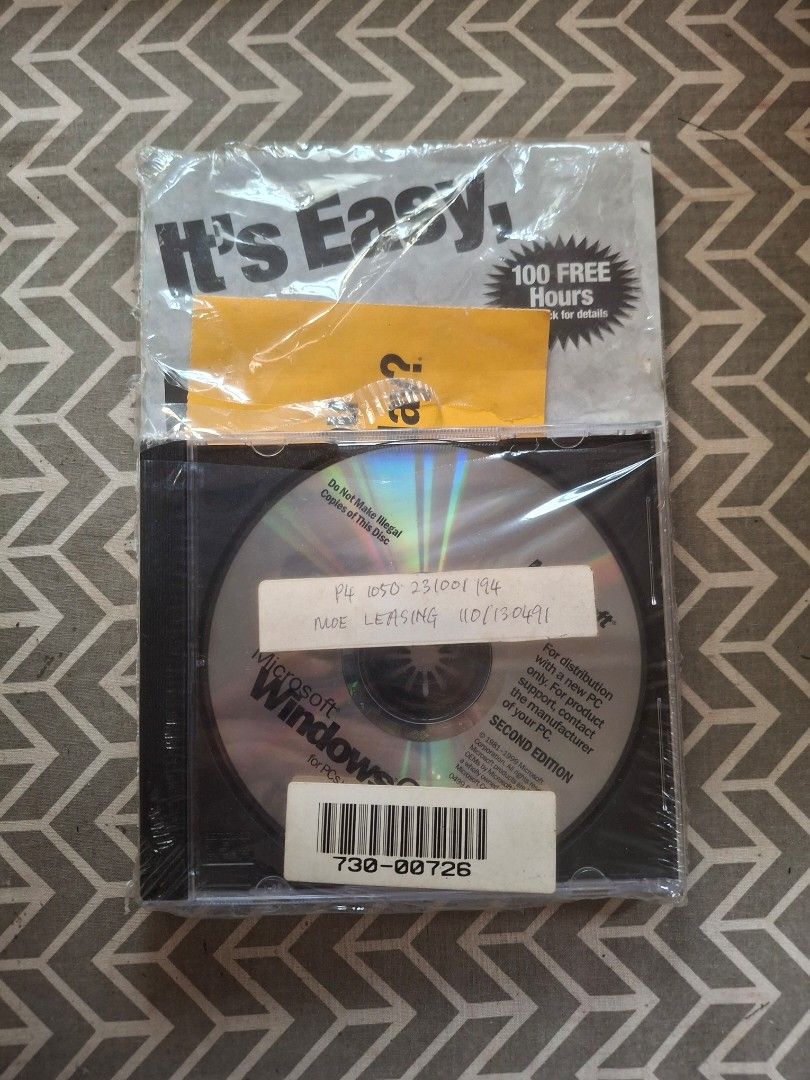Vintage Microsoft Windows 98 Second Edition (Sealed Pack), Computers ...