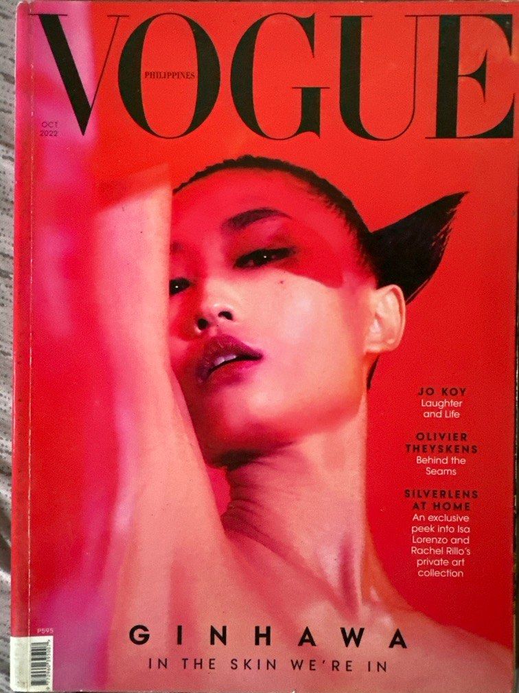 Vogue Philippines (Category: Magazines) located in Cavite. Submitted by dearreaderph (Listing ID 1376224234, Image 3). Description: Good condition. Some flaws and creases. September Maiden issue- 300 October 2022- 200 February 2023-200.