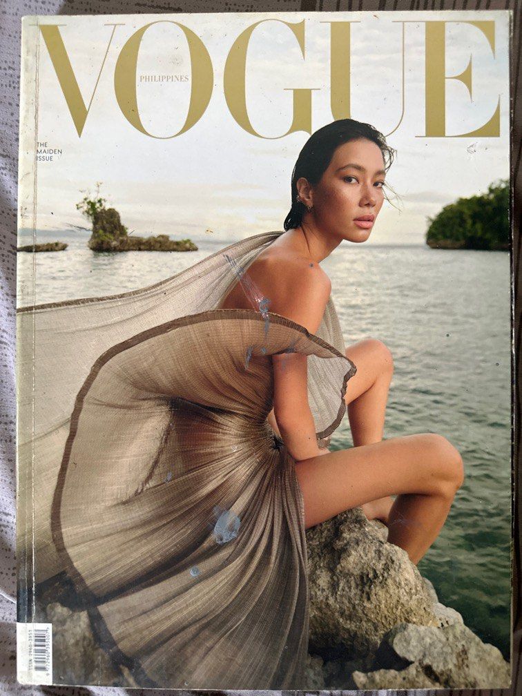 Vogue Philippines (Category: Magazines) located in Cavite. Submitted by dearreaderph (Listing ID 1376224234, Image 1). Description: Good condition. Some flaws and creases. September Maiden issue- 300 October 2022- 200 February 2023-200.