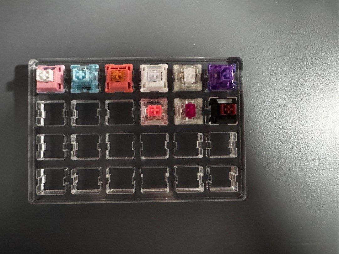 [WTS] Mechanical Keyboard switch tester acrylic base 24 set with switches63167999879169111