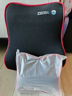 Zenox 記憶海綿頭枕腰枕 紅色64225231432450110