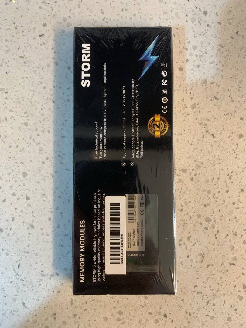 8 GB Laptop Ram (Category: Memory & SD Cards) located in Mandaluyong City. Submitted by meliezl (Listing ID 1376430825, Image 3). Description: 8GB 1600MHZ DDR3 SODIMM (Laptop) RAM New 1k each 2 for P1800.