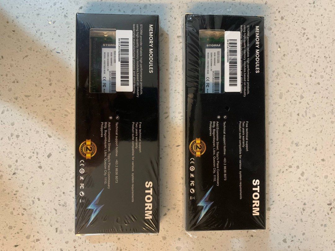 8 GB Laptop Ram (Category: Memory & SD Cards) located in Mandaluyong City. Submitted by meliezl (Listing ID 1376430825, Image 2). Description: 8GB 1600MHZ DDR3 SODIMM (Laptop) RAM New 1k each 2 for P1800.
