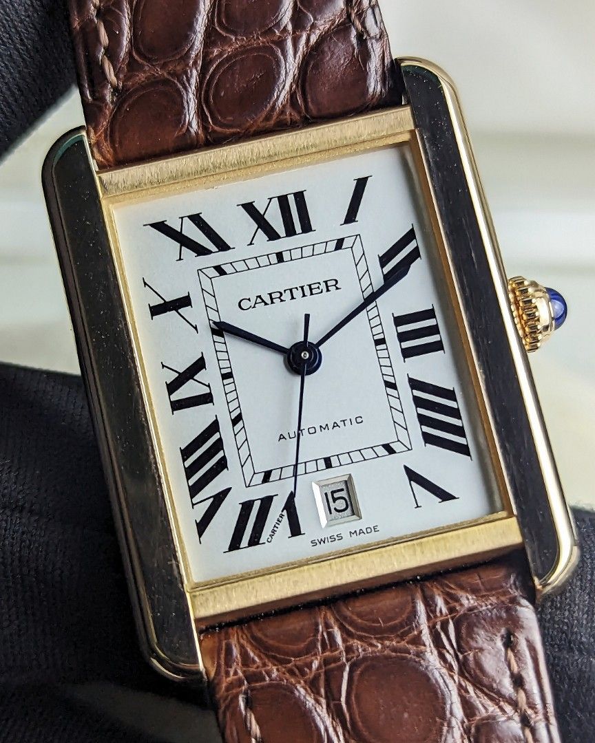 ROSE GOLD 💰 Cartier Tank Solo XL Automatic W5200026 40mm x 31mm