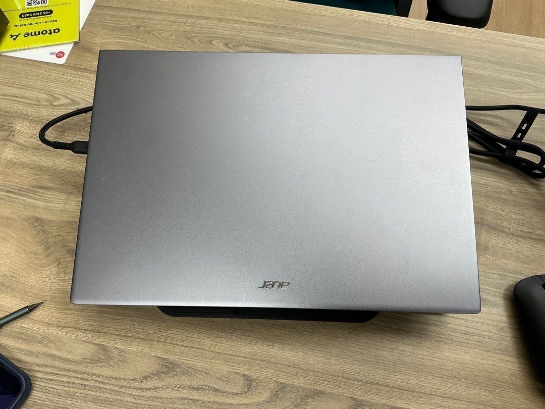 Acer SFX14-71G OLED i7-13700H 32GB 1TB RTX 4050 OLED Laptop (Category: Laptops & Notebooks) located in Singapore. Submitted by tradezonepc (Listing ID 1376543533, Image 2). Description: HI! TradeZone is having a promotion on our Acer SFX14-71G OLED i7-13700H 32GB 1TB RTX 4050 OLED Laptop that we have in stock. 🥇 Able to pay using instalment method 💛 Atome 3/6 months (5.5% one-time surcharge) 💚 Grabpay later 4 months (5.5% one time surcharge) C