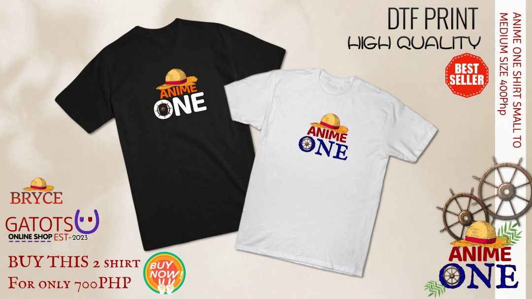 Anime Shirt (Category: Activewear) located in Manila. Submitted by gatotsu (Listing ID 1376611596, Image 3). Description: Anime shirt BY Gatotsu FOR SMALL TO MEDIUM SIZE: 400php each 1000php for minimum 3 pcs.