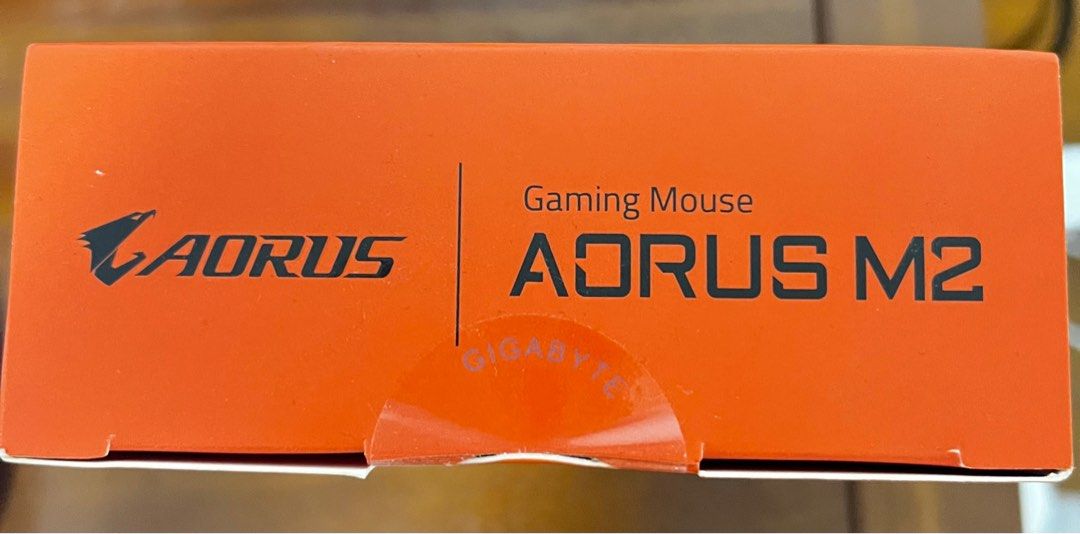 Aorus M2 (Category: Mouse & Mousepads) located in Singapore. Submitted by watermelon__0 (Listing ID 1376497512, Image 3). Description: BNIB. Deal at Queenstown MRT only.