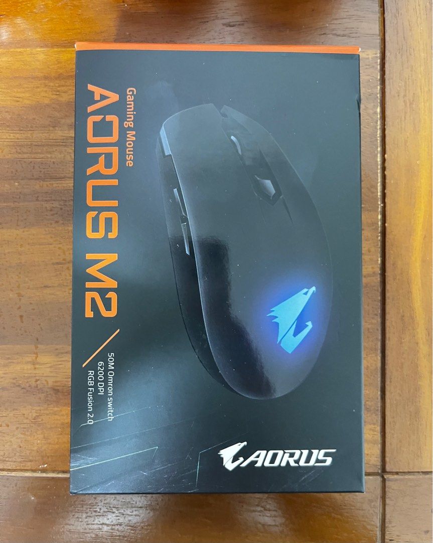 Aorus M2 (Category: Mouse & Mousepads) located in Singapore. Submitted by watermelon__0 (Listing ID 1376497512, Image 1). Description: BNIB. Deal at Queenstown MRT only.
