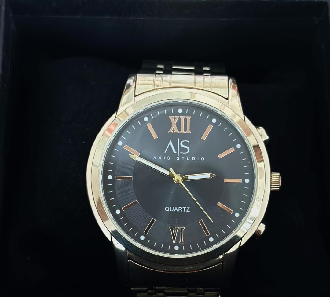 Axis Gold Watch, Men's Fashion, Watches & Accessories, Watches on Carousell