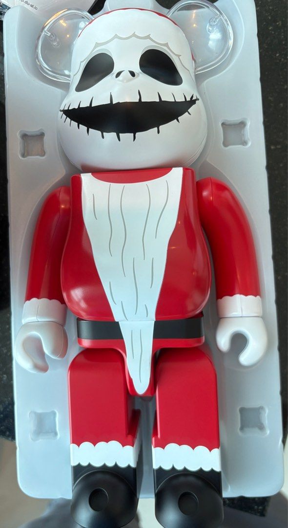MEDICOM TOY - BE@RBRICK SANTA JACK 400％ “a BEARBRICK BE@RBRICK Santa Jack 400%, 興趣及遊戲, 玩具& 遊戲