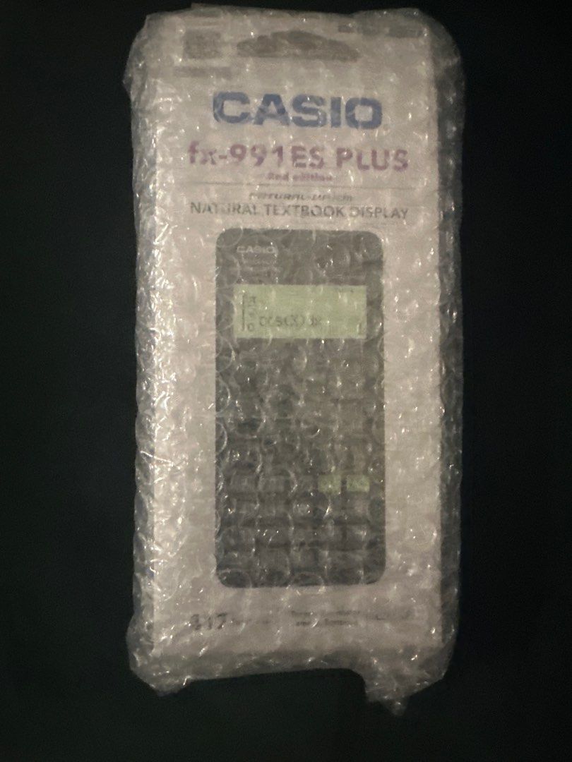 Casio 991ES plus (Category: Other Accessories) located in Singapore. Submitted by sererek (Listing ID 1376558211, Image 2). Description: Brand new Casio 991ES plus still in original bubble wrap.
