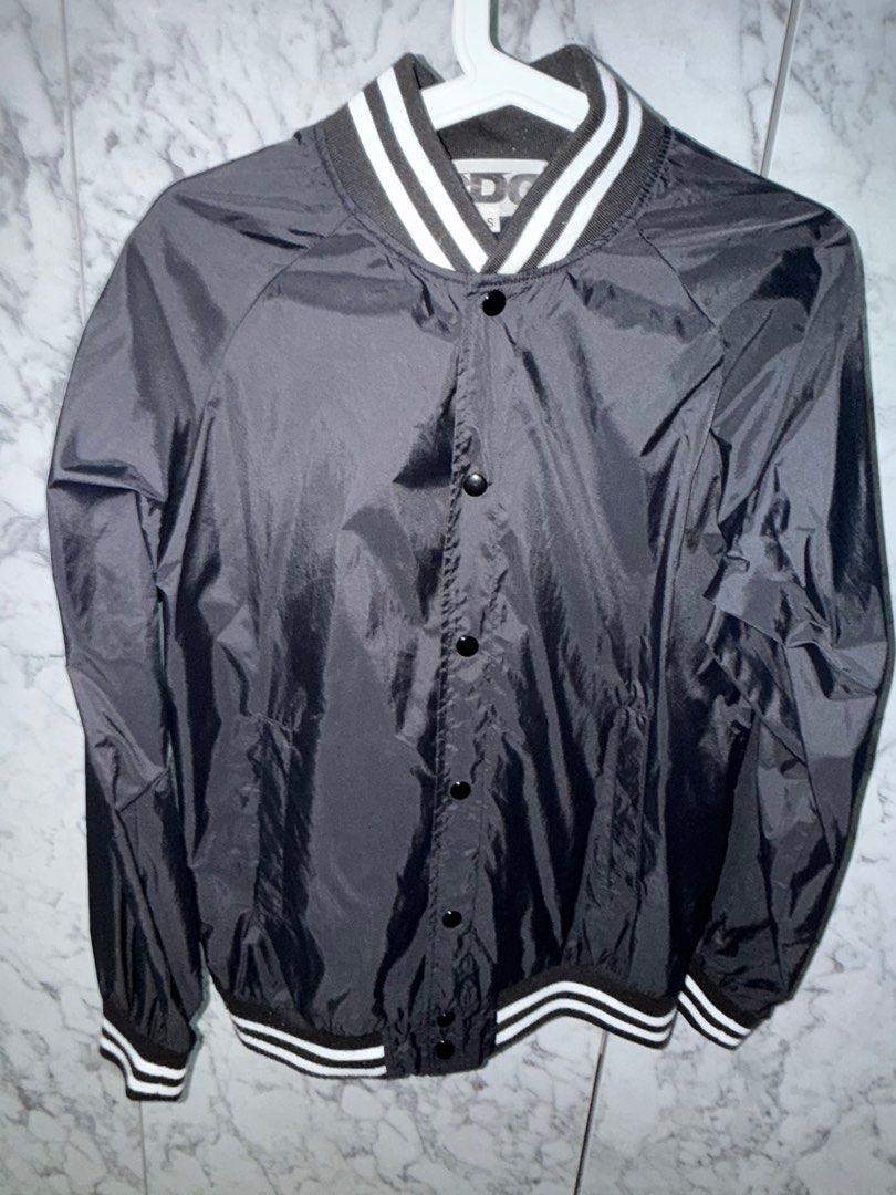 CDG Jacket (Category: Coats, Jackets and Outerwear) located in Singapore. Submitted by cxnst (Listing ID 1376521776, Image 2). Description: Commes Des Garcons Varsity Jacket have not worn in years bought from CDG store Japan in 2019.