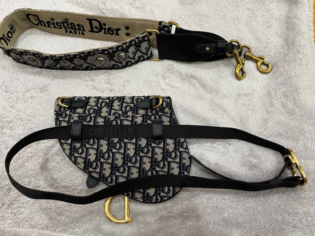 Christian Dior Saddle Belt Pouch (Category: Luxury Bags & Wallets) located in Agoo. Submitted by omaethrift (Listing ID 1376530227, Image 2). Description: 3D monogram pa double check niyo nalang po para safe po🙇🏻‍♂️🙇🏻‍♂️🙇🏻‍♂️ May missing po sa belt niya diko po alam tawag dun over all malinis maganda pa Free na po yung sling provide lang po yung sling.