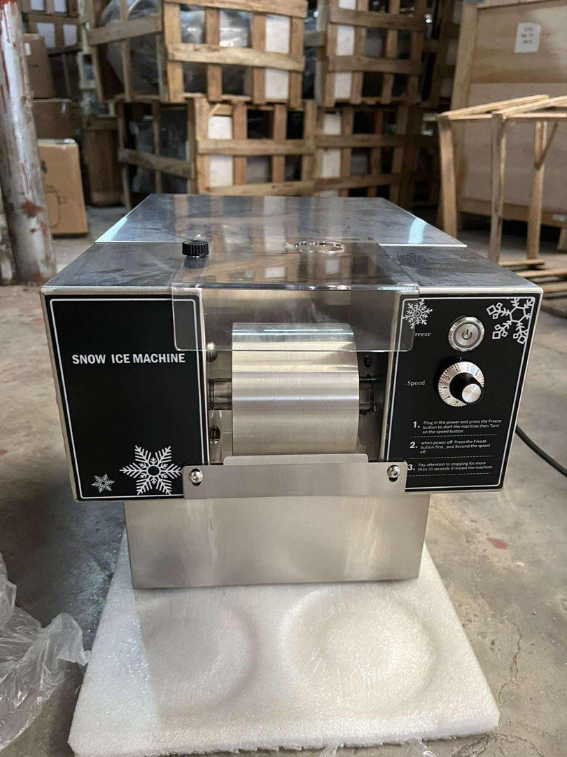 COMMERCIAL SNOW FLAKES/ BINGSU MACHINE (Category: Ice-cream Makers) located in Taguig. Submitted by mgracelim38484 (Listing ID 1376503551, Image 3). Description: BINGSU MACHINE COMMERCIAL SNOW FLAKES ICE MACHINE EP-XBJ60 - PHP 16,490 EP-XBJ120 - PHP 20,490 SPECIFICATION: (360W) Voltage/Frequency: 220V/50Hz Compressor: Brand Compressor Cooling Method: Air Cooling Product Model: XBJ60 Refrigerant: R290-200g Daily Ice Production: 60kg Product Weight