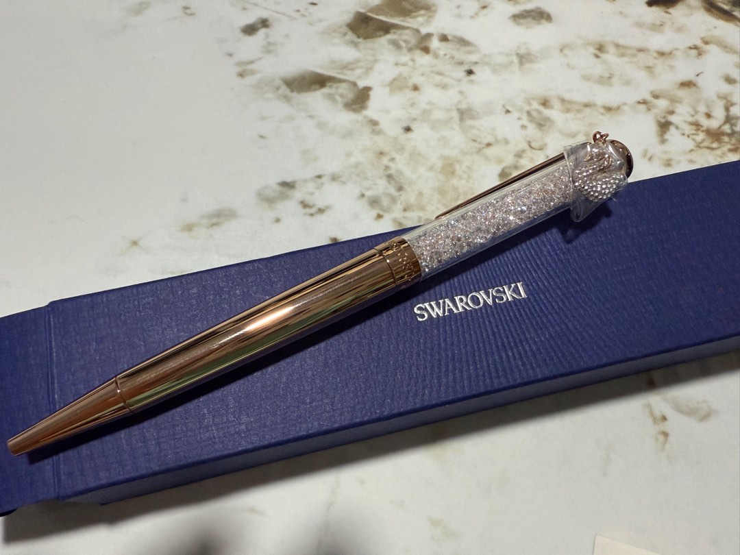 Leopardo Blossomed Swarovski Crystallized Long Ball Pen main image 1