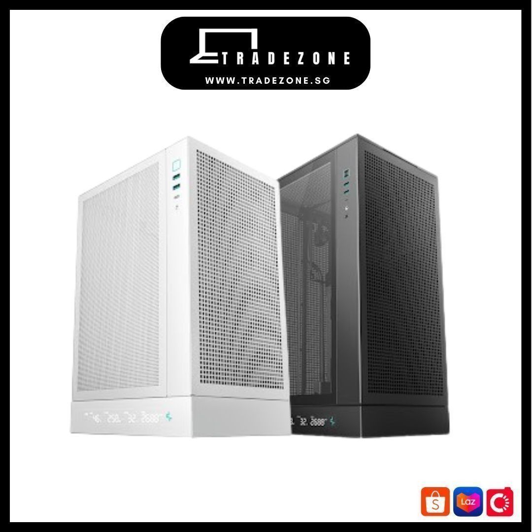 DEEPCOOL CH270 DIGITAL Black / White MATX/ITX PC Case (Category: Computer Parts) located in Singapore. Submitted by tradezonepc (Listing ID 1376488370, Image 1). Description: Hi TradeZone is having a promotion on our brand new DEEPCOOL CH270 DIGITAL Black / White MATX/ITX PC Case which we have in stock right now! Brand New Sealed Black :$109 White :$119.