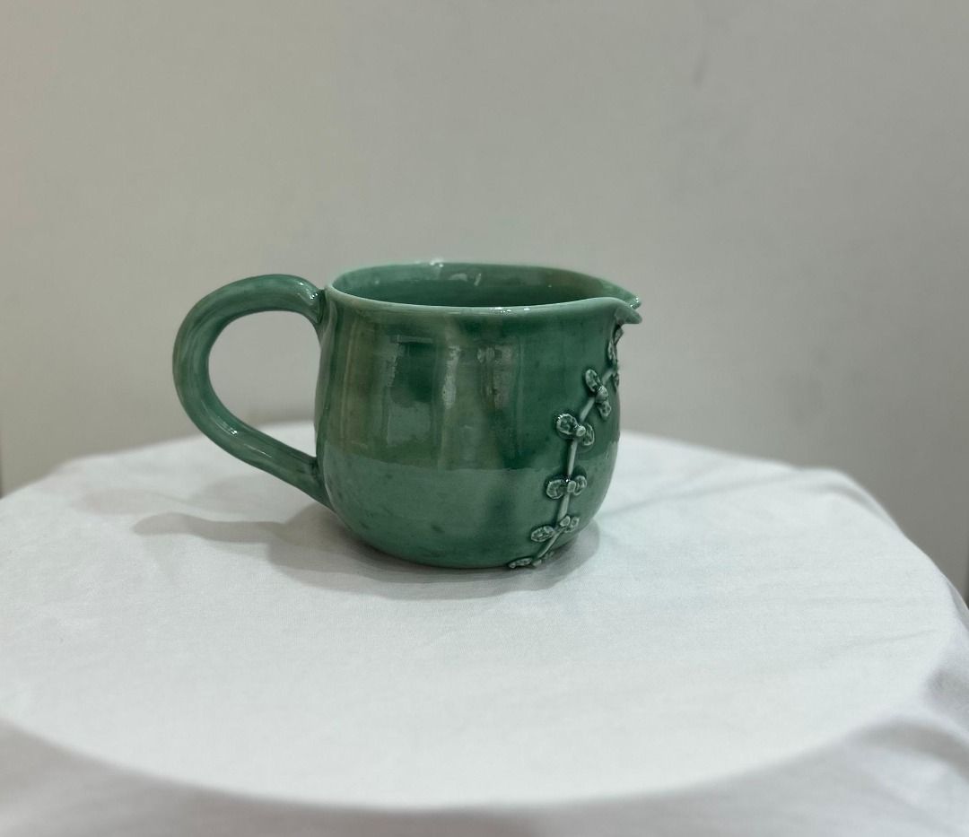 Handmade Ceramic Mug (M04) (Category: Handmade Craft) located in Singapore. Submitted by lenglengc (Listing ID 1376464313, Image 2). Description: Handmade Ceramic Mug By Perlyn Brand new. Porcelain Mug - Cheongsam Serie . Measurement : H8M x D9CM .