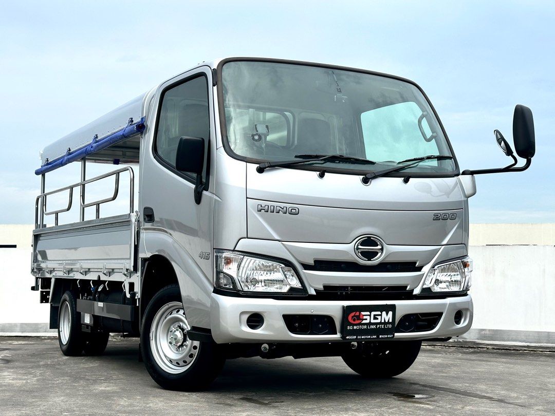 Hino Dutro 2.8M (Category: New Commercial Vehicles for Sale) located in Singapore. Submitted by sgmpteltd (Listing ID 1376519581, Image 1). Description: ☎️8808 3898 - J.T [New] Hino Dutro 2.8M New Hino Dutro 200 under Borneo warranty and servicing! Able to equip with full canopy/box/open and checkered plate! Highest demanded 10ft lorry in the market! The ultimate workhorse that comes with a great fuel efficiency! No gimmicks! View to Believe! Cal