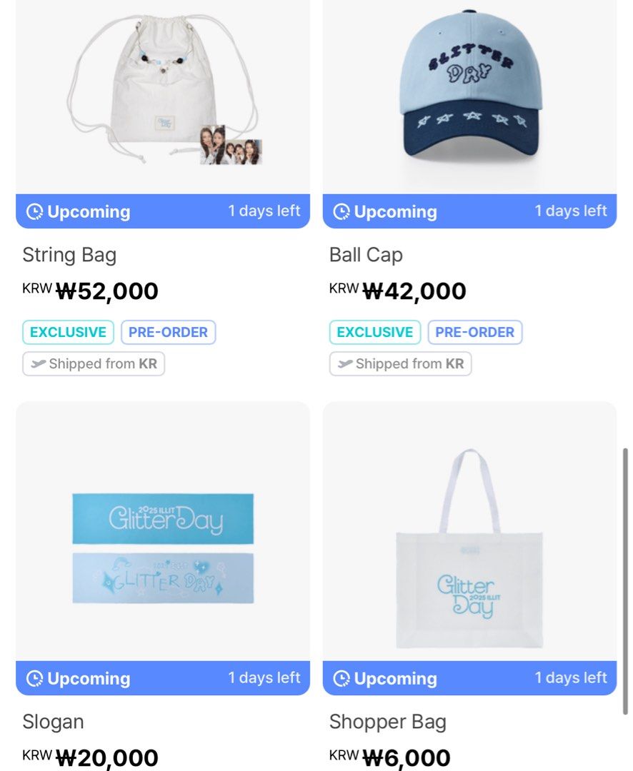 ILLIT 2025 Glitter Day In Seoul Official MD Goods, Toys