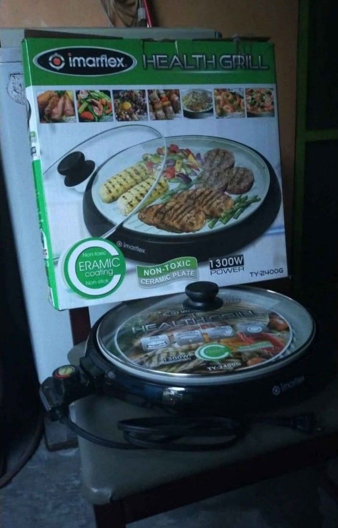 IMARFLEX HEALTH GRILL (Category: Cookware & Accessories) located in Quezon City. Submitted by minella1410454 (Listing ID 1376429052, Image 1). Description: GOODS FOR IHAW AND SAMGYUP SA BAHAY 2-3 TIMES LANG PO NAGAMIT (BIRTHDAYS) MOP: GCASH.