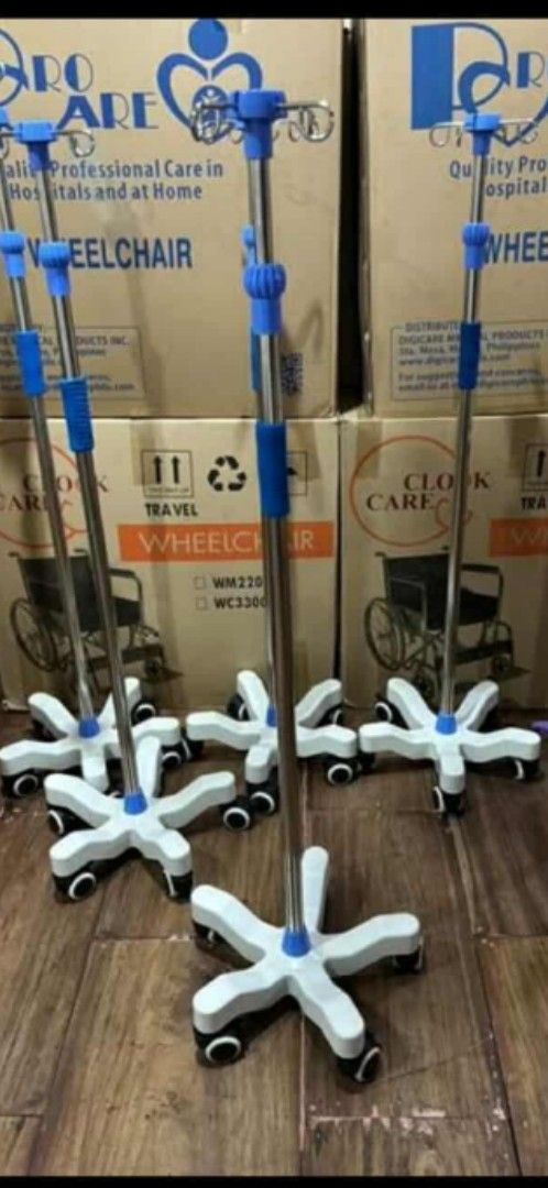 IV STAND POLE WITH WHEELS (Category: Braces, Support & Protection) located in Manila. Submitted by cattleyaro61723 (Listing ID 1376424642, Image 1). Description: brandnew affordable onhand negotiable good quality and condition open for pick up and delivery high quality we also sell many medical supplies call me 09268225723 cod,gcash,bank transfer lifetime time free service.