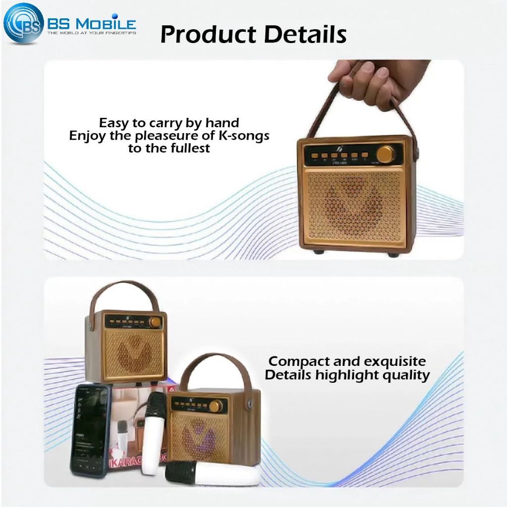 KTS-1865 Professional Wireless Mini Speaker with mic (Category: Soundbars, Speakers & Amplifiers) located in Paranaque City. Submitted by pilipinashop (Listing ID 1376498383, Image 3). Description: BRAND NEW WAREHOUSE SALE!!! 💯 we offer COD, delivery charge depends on your location. 💯 all items are all brandnew and direct from warehouse. 💯 guaranteed affordable and high quality ❤KTS 1865 Professional Wireless Mini Speaker iKaraoke Box 3-inch w