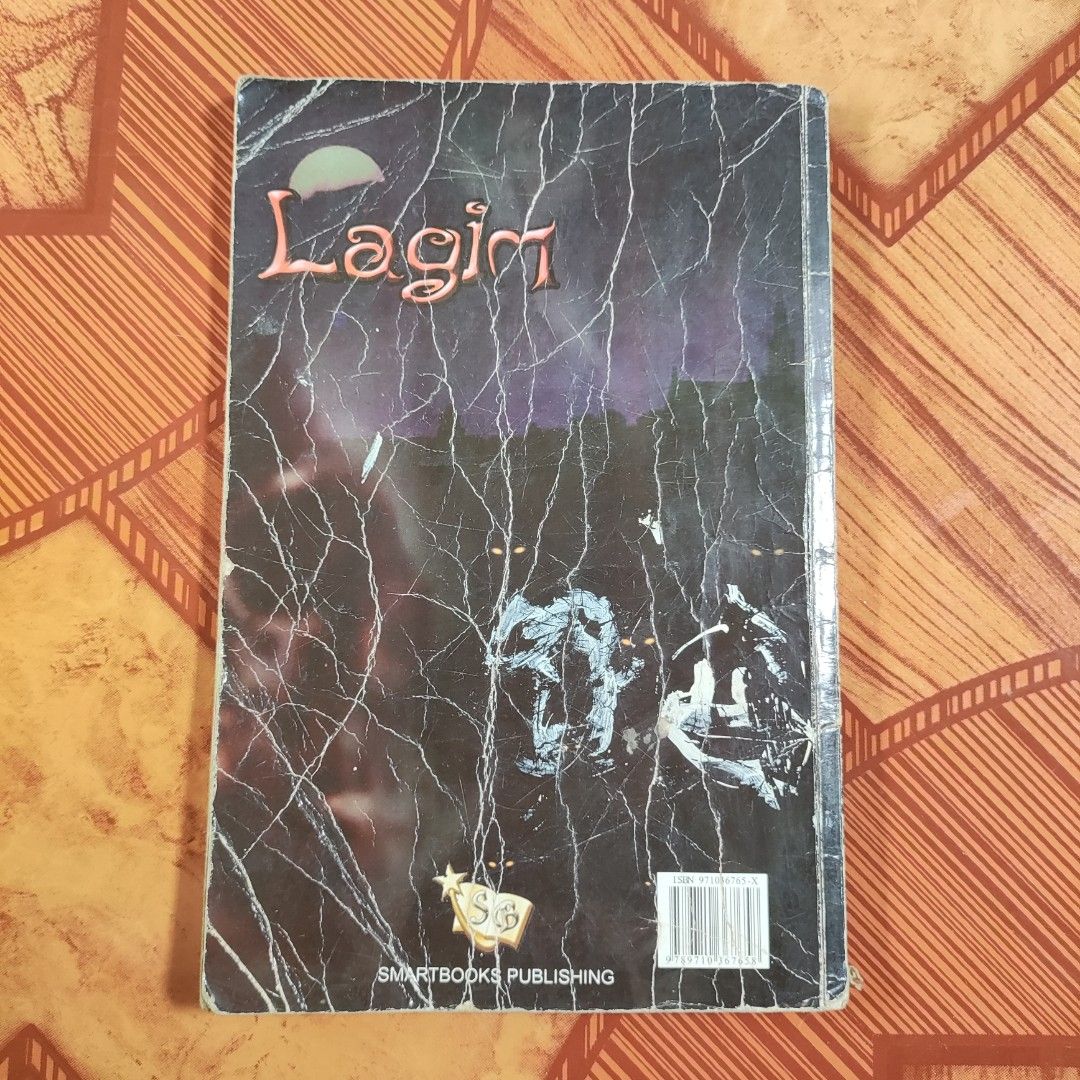 Lagim by Ellen Grace B. Cardenas (Pre-loved) (Category: Storybooks) located in Caloocan City. Submitted by lukosanto (Listing ID 1376448675, Image 2). Description: 📕 Lagim by Ellen Grace B. Cardenas (Pre-loved) 🏷️ Price: ₱20 (negotiable) 📚 Author: Ellen Grace B. Cardenas 🏢 Publisher: SmartBooks Publishing 🆔 ISBN: 971-0367-66-8 🛒 Original Price: ₱125 📅 Acquired: Over 15 years ago 📑 Condition: ✅ Complete and readable ⚠️ Major cracks and cre