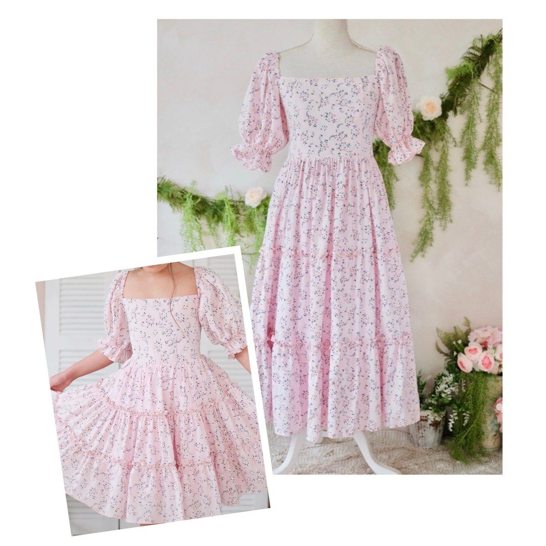 Laila and Lyra (Category: Babies & Kids Fashion) located in Muntinlupa City. Submitted by anneyways (Listing ID 1376598797, Image 1). Description: Laila and Lyra Evelyn Cherry Blossom Mom - Medium (can also fit small) Dau - S4.