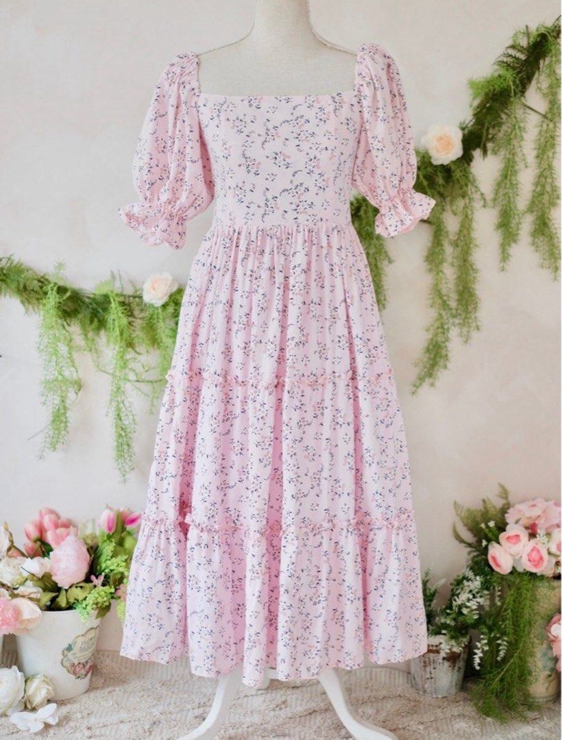 Laila and Lyra (Category: Babies & Kids Fashion) located in Muntinlupa City. Submitted by anneyways (Listing ID 1376598797, Image 2). Description: Laila and Lyra Evelyn Cherry Blossom Mom - Medium (can also fit small) Dau - S4.