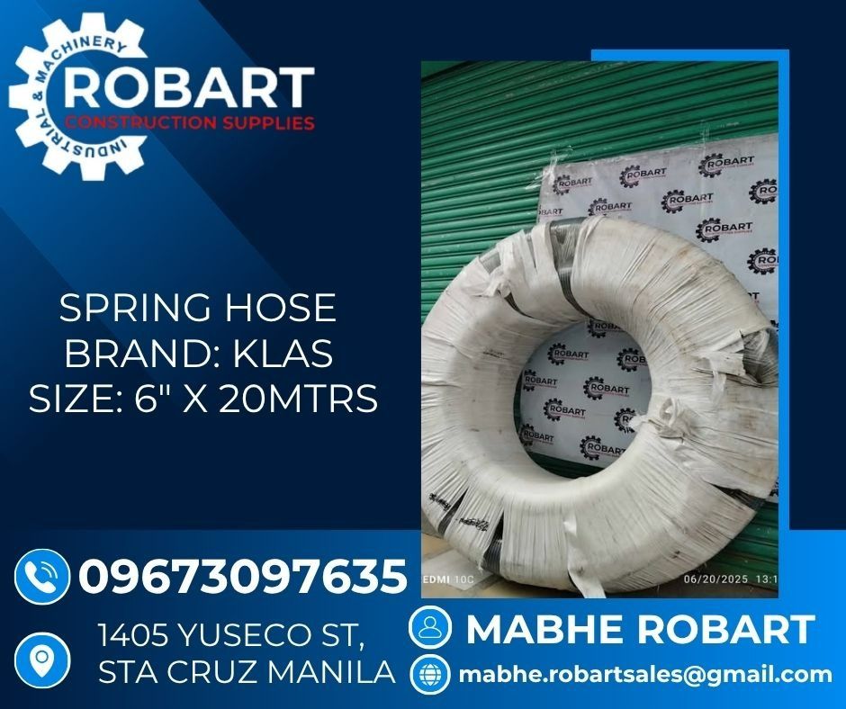 liquid tight flexible hose (soft type) (Category: Construction Tools & Equipment) located in Caloocan City. Submitted by robartmari68459 (Listing ID 1376468765, Image 1). Description: Liquid Tight Flexible Hose (soft type) Size: 4" 𝚁𝙾𝙱𝙰𝚁𝚃 𝙲𝙾𝙽𝚂𝚃𝚁𝚄𝙲𝚃𝙸𝙾𝙽 𝚂𝚄𝙿𝙿𝙻𝙸𝙴𝚂 𝙾𝚏𝚏𝚒𝚌𝚎 𝙰𝚍𝚍𝚛𝚎𝚜𝚜: 𝟷𝟺𝟶𝟻 𝚈𝚞𝚜𝚎𝚌𝚘 𝚂𝚝. 𝚂𝚝𝚊 𝙲𝚛𝚞𝚣 𝙼𝚊𝚗𝚒𝚕𝚊 𝚂𝙴𝙽𝙳 𝚄𝚂 𝙼𝙴𝚂𝚂𝙰𝙶𝙴 𝙵𝙾𝚁 𝙸𝙽𝚀𝚄𝙸𝚁𝙸𝙴𝚂 𝙶𝚕𝚋𝚎 - (𝟶𝟿𝟼𝟽𝟹
