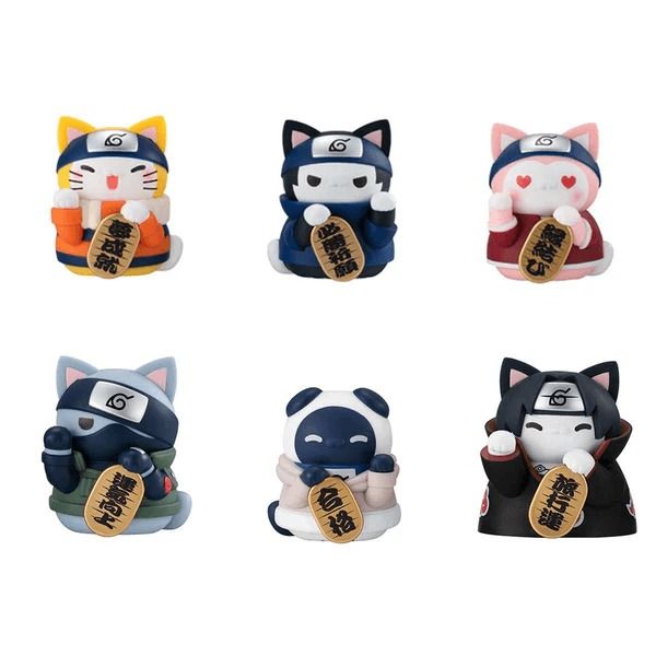 Mega Cat Project Naruto: Nyaruto! Beckoning Cat Fortune One More Time! (Category: Figurines & Statues) located in Valenzuela. Submitted by littlechopletsph (Listing ID 1376575199, Image 2). Description: P700 EACH: Naruto Uzumaki Sasuke Uchiha Sakura Haruno Kakashi Hatake Hinata Hyuga Itachi Uchiha - Size estimate: 7cm - Opened box, sealed figure MOP: Gcash/Bank transfer MOD: GGX/SDD.