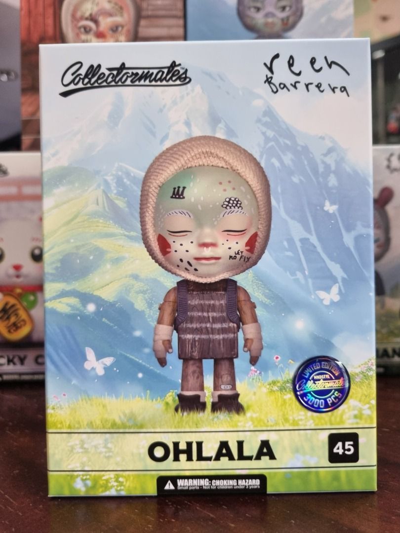 Mindstyle Collectormates Reen Barrera Ohlala LE3000 (Category: Designer & Blind Box Toys) located in Quezon City. Submitted by vinylplus_3 (Listing ID 1376451632, Image 1). Description: MNDSTYL Collectormates Reen Barrera Ohlala Limited Edition 3000 pcs. Condition is New. New: A brand-new, unused, unopened, undamaged item in its original packaging (where packaging is applicable). Packaging should be the same as what is found in a retail store, un