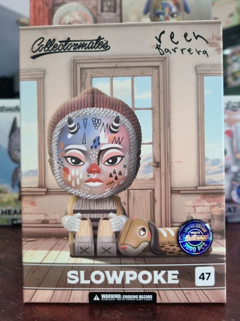 Mindstyle Collectormates Reen Barrera Slowpoke LE3000 (Category: Designer & Blind Box Toys) located in Quezon City. Submitted by vinylplus_3 (Listing ID 1376452405, Image 1). Description: MNDSTYL Collectormates Reen Barrera Slowpoke Limited Edition 3000 pcs. Condition is New. New: A brand-new, unused, unopened, undamaged item in its original packaging (where packaging is applicable). Packaging should be the same as what is found in a retail store
