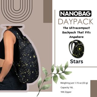 Super convenient‼️ Ultra-fine compactable high-capacity eco-friendly bag Nanobag Daypack - Stars64198645238787110