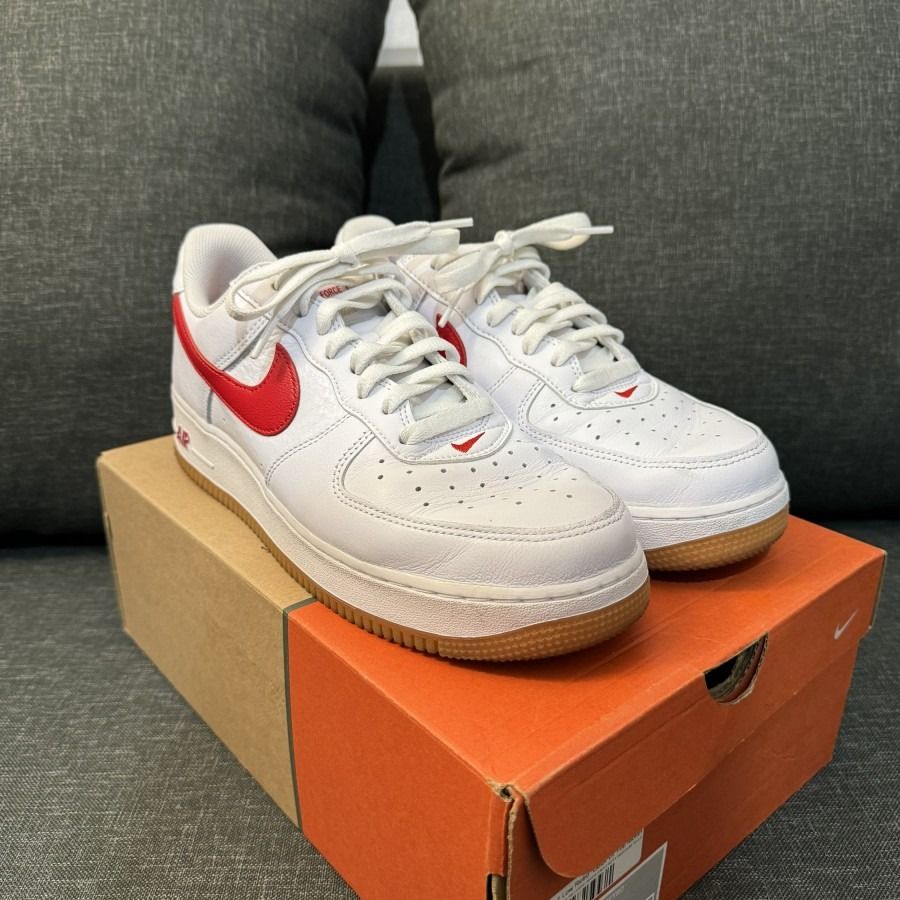 Nike Air Force One Color of The Month Red Gum Original 100