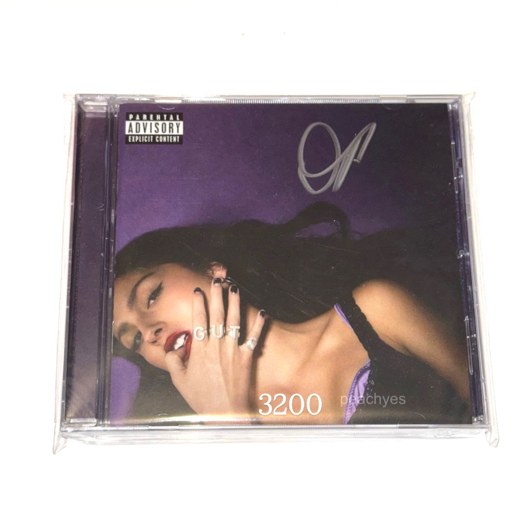 [SEALED] Olivia Rodrigo GUTS Signed Cd, Hobbies & Toys, Music & Media ...