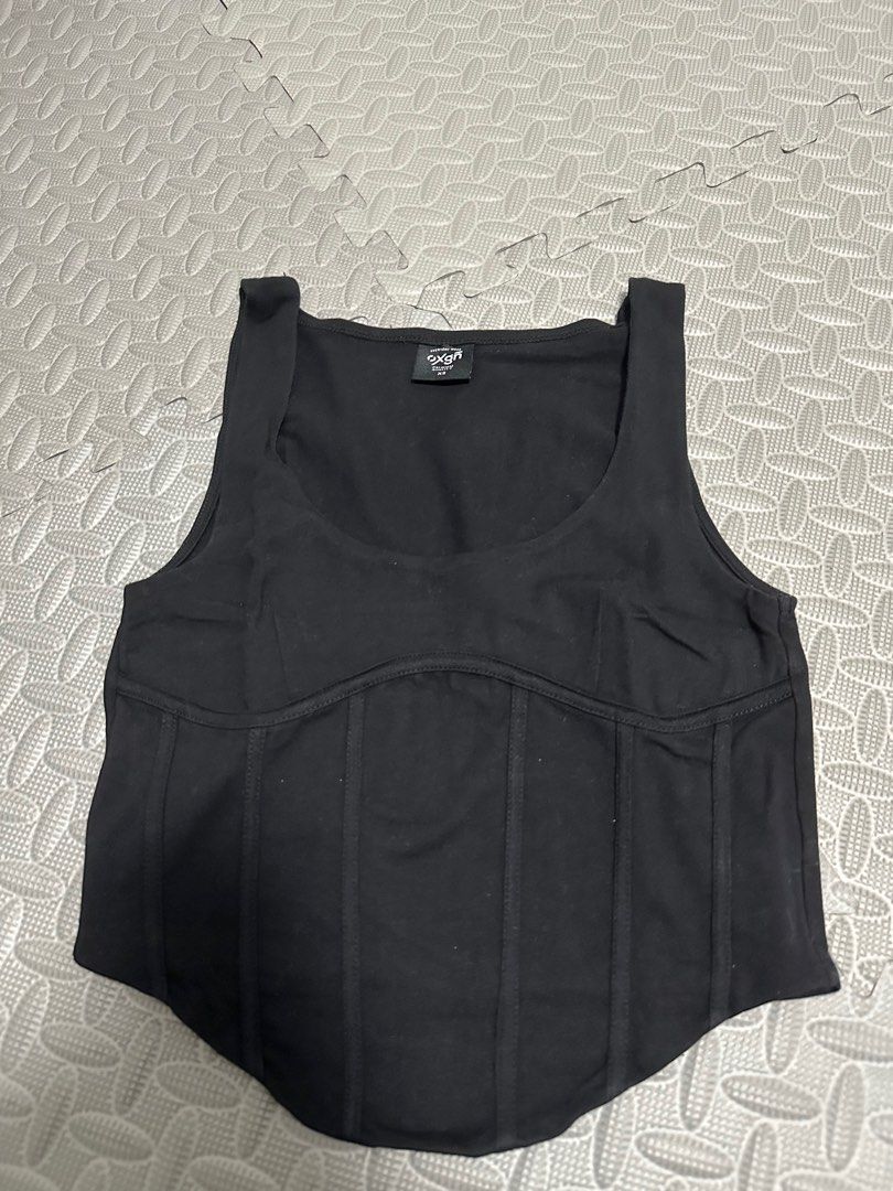 Oxygen Cute Black top (Category: Sleeveless) located in Caloocan City. Submitted by ai_declutter (Listing ID 1376542924, Image 3). Description: Decluttering.