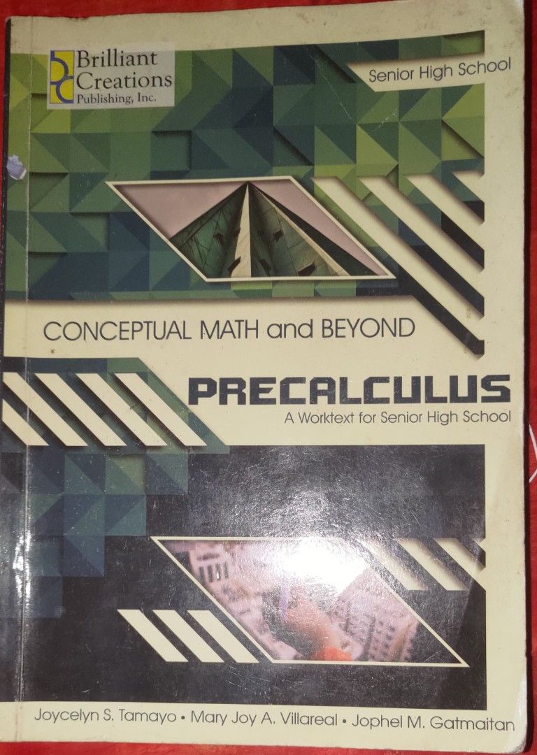 PRECALCULUS, PHILOSOPHY, GENERAL MATHEMATICS, STATISTICS AND PROBABILITY, ORAL COMMUNICATION IN CONTEXT (Category: Textbooks) located in Quezon City. Submitted by cessa_miseed (Listing ID 1376479652, Image 2). Description: 450 EACH BOOK DM ME IF U'RE INTERESTED 🫂🫂.