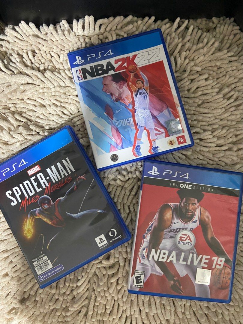 PS4 2 GAMES (Category: PlayStation) located in Quezon City. Submitted by declumazing (Listing ID 1376530376, Image 1). Description: ₱ 1850 for 2. Slightly Negotiable AVAILABLE: -NBA 2K22 -Spiderman.