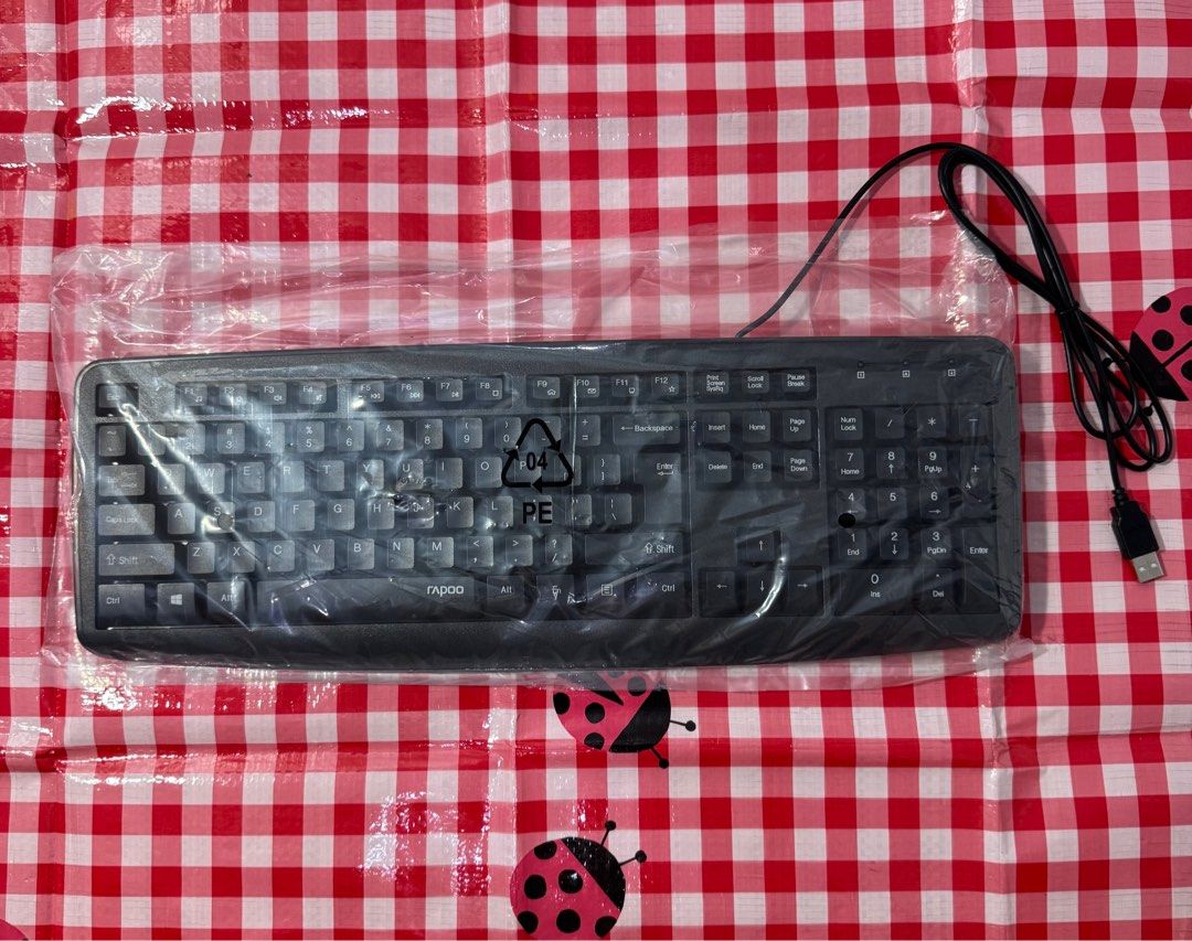 Rapoo NX1600 Keyboard and Mouse (Category: Computer Keyboard) located in Manila. Submitted by mariavictoriashop (Listing ID 1376598858, Image 2). Description: Rapoo NX1600 Keyboard and Mouse Description - Only opened to check what’s inside - Brand New.
