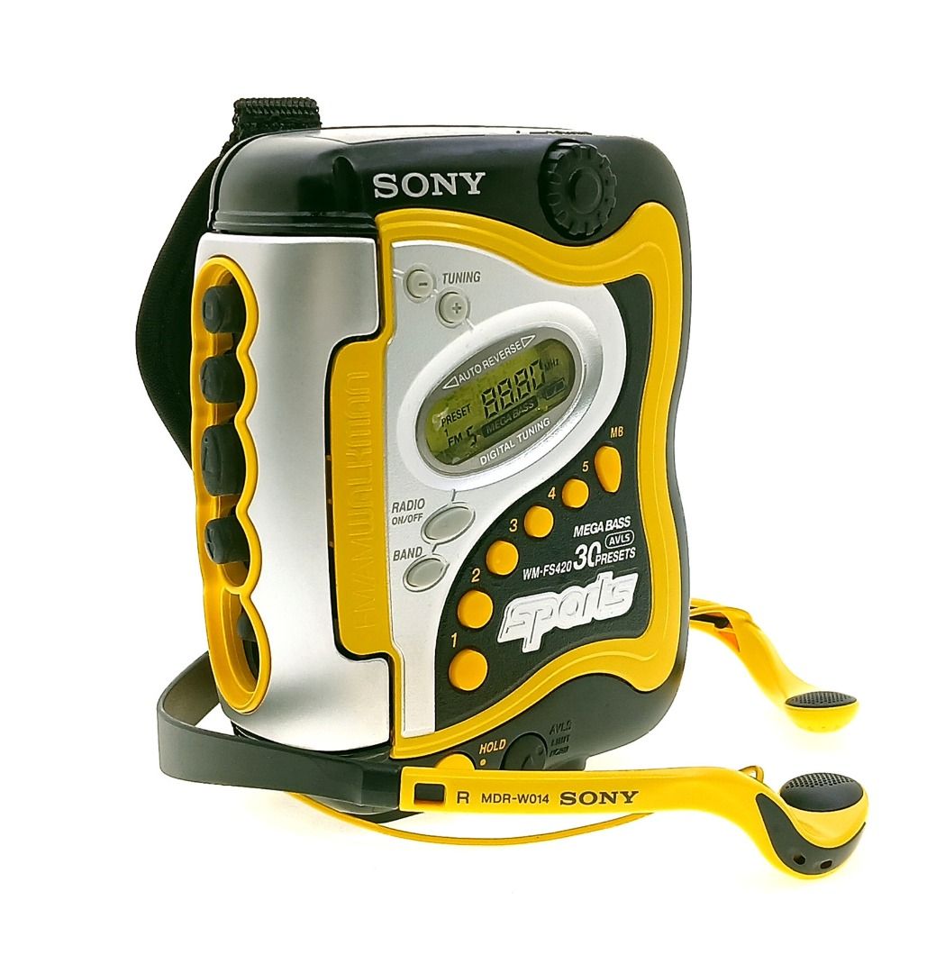 Rare! Brand New Sony WM-FS420 Sport Walkman Cassette / Radio AM/FM ...