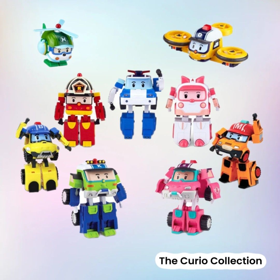 Robocar Poli Transformation Robot Toy (4 Inch) (9 Types), Hobbies ...