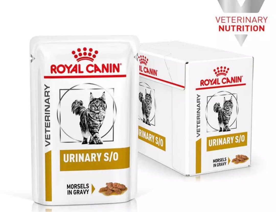 Royal Canin Urinary S/O Wet Food (Cat) (Category: Pet Food) located in Singapore. Submitted by syahhh3 (Listing ID 1376598282, Image 1). Description: Only left 10 pkts. Bought from SG vet - no worries on authenticity. RTP $56.68 (12 pkts) For postage, please press 'Buy' button. .