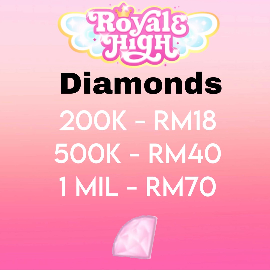 Royale High Diamonds and Sets - RH - Bundles - Cheap and Fast