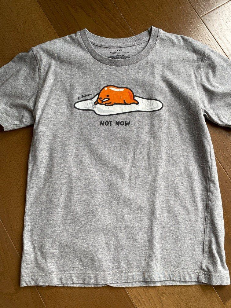 Sanrio Gutetama grey tee size XXXL suitable for 7-8yo (Category: Babies & Kids Fashion) located in Singapore. Submitted by bunnyoh (Listing ID 1376495092, Image 2). Description: Size : XXXL suitable for 7-8 yo .