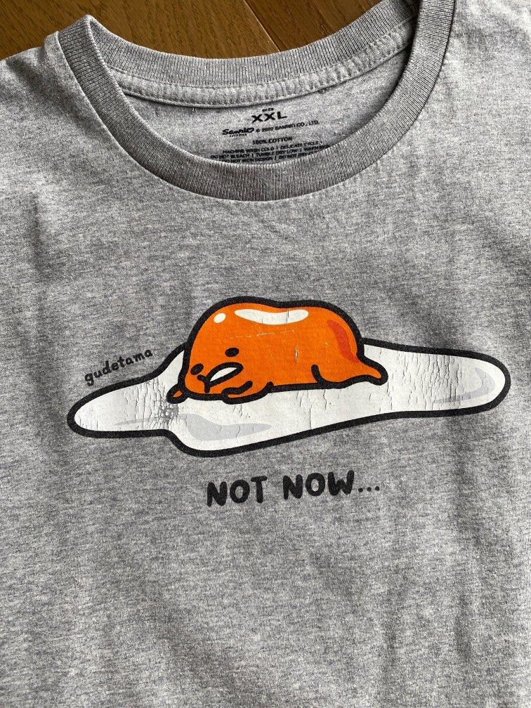Sanrio Gutetama grey tee size XXXL suitable for 7-8yo (Category: Babies & Kids Fashion) located in Singapore. Submitted by bunnyoh (Listing ID 1376495092, Image 1). Description: Size : XXXL suitable for 7-8 yo .