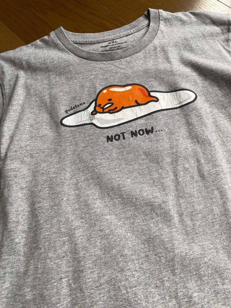 Sanrio Gutetama grey tee size XXXL suitable for 7-8yo (Category: Babies & Kids Fashion) located in Singapore. Submitted by bunnyoh (Listing ID 1376495092, Image 3). Description: Size : XXXL suitable for 7-8 yo .